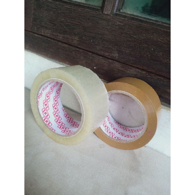 

Opp tape Lakban SKS Bening Coklat 2inci 48mmx100 Yard
