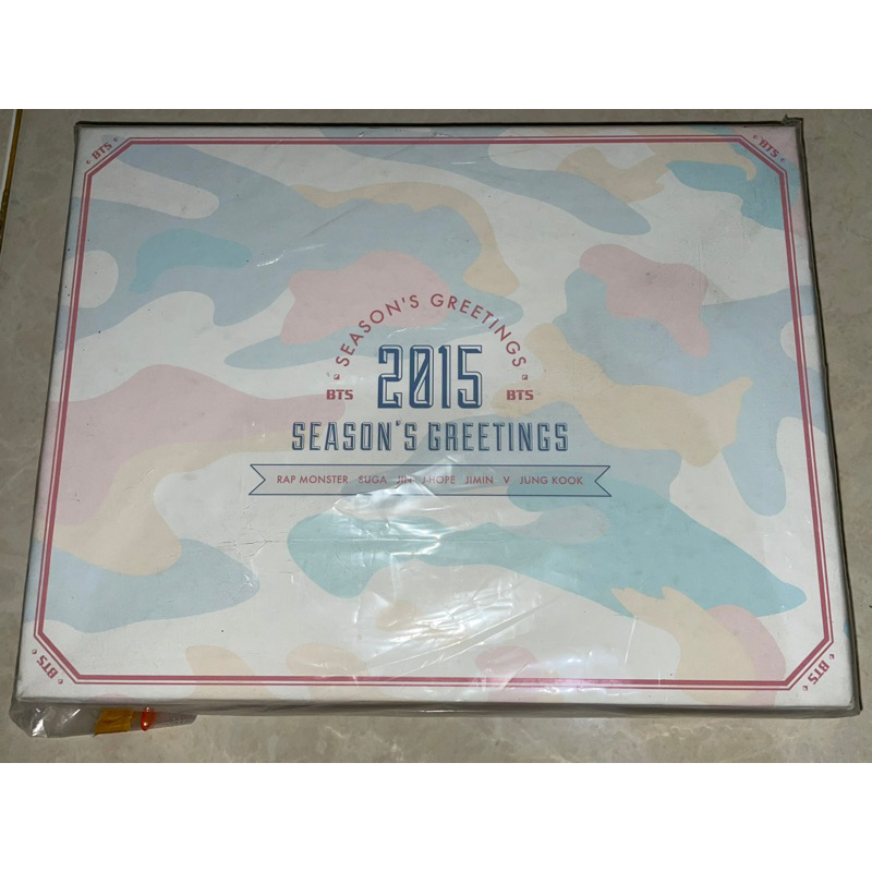 OFFICIAL BTS 2015 SEASON’S GREETINGS (DVD + CALENDAR + NOTEBOOK + PAPER CALENDER + GREETINGS)