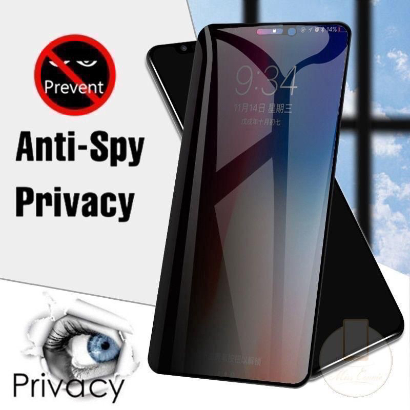 Tempered Glass Anti Spy High Quality VIVO Y01 Y02 Y02S Y12 Y12i Y15 Y17 Y17S Y15S Y15A Y16 Y12S Y20 Y20i Y20S Y19 Y21 Y21A Y21S Y21T Y22 Y22S Y27 Y35 Y36 Y30 Y30i Y50 Y33S Y33T Y51 2020 Y51A Y53S Y91C Y1S Y91 Y93 Y95 Y81 Y85 Y71 Anti Gores Privacy Kaca