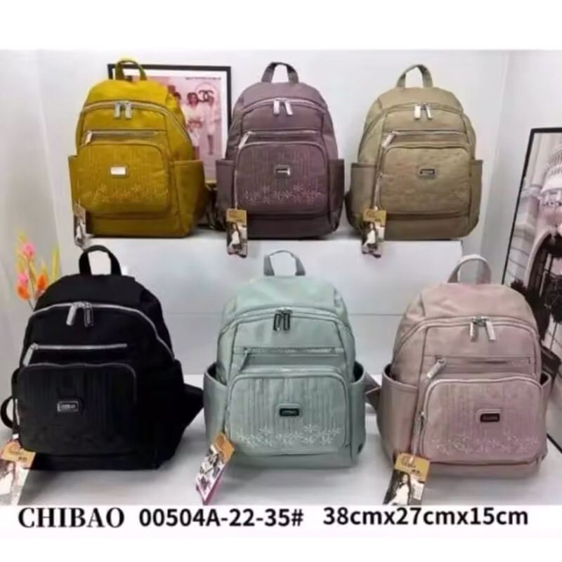 Tas Ransel chibao 00504 kanvas bordir baru cakep