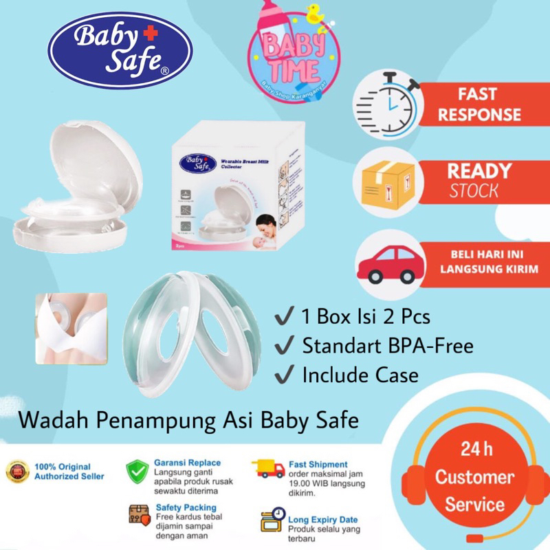 BABY SAFE breast milk collector BPC01 breastpad sever shell nipple shiled Wadah Penampung ASI