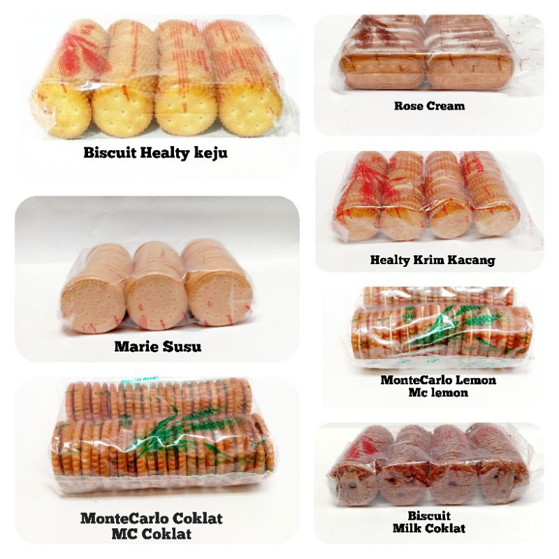 

BISCUIT KHONG GUAN KEMASAN - Healty,Milk Coklat, MC Coklat,MC Lemon ,Rose Cream, MarieSusu