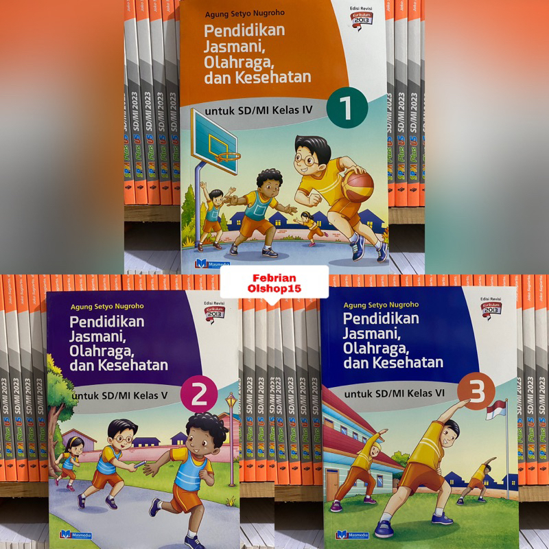 BUKU PJOK PENJASORKES SD/MI KELAS 4 5 6 REVISI K13N MASMEDIA BUANA PUSTAKA