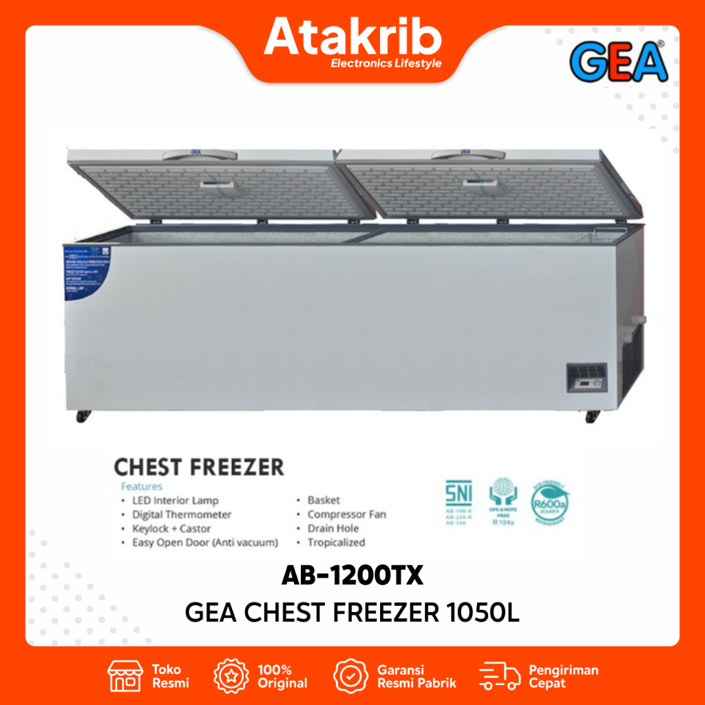 GEA CHEST FREEZER AB-1200TX / AB 1200 TX 1050L