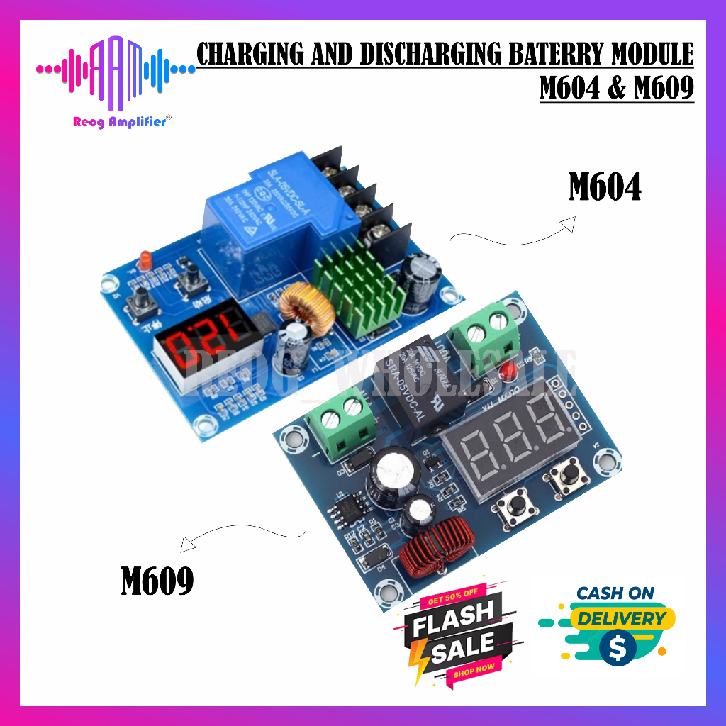 Low Voltage Disconnect Baterai Battery Charging Control Module M604 M609 XH-M604 XH-M609 Lithium Proteksi LVD Modul Over