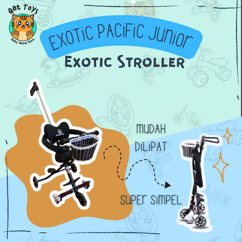 SEWA STROLLER / TRAVELLER EXOTIC PACIFIC JUNIOR LW-201
