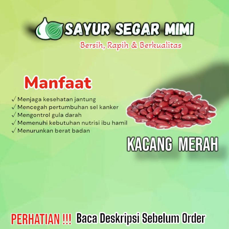 

KACANG MERAH - Sᴀʏᴜʀ Sᴇɢᴀʀ ♏ɪᴍɪ