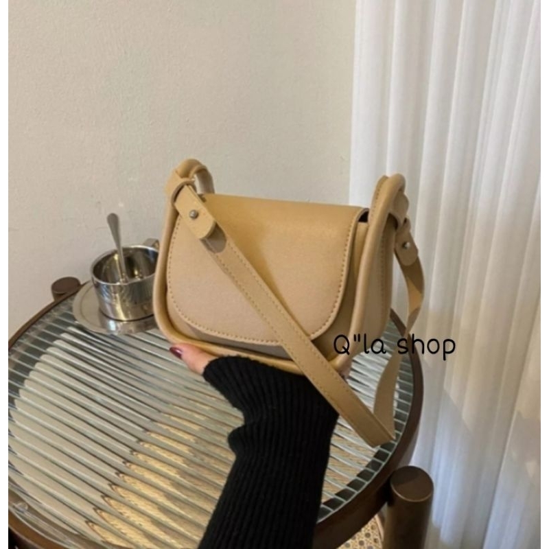 ZEA SLINGBAG, TAS SELEMPANG BAHU WANITA MURAH(MUAT HP)-Mocca