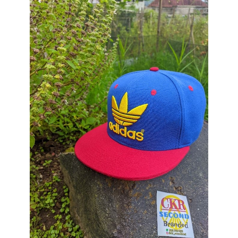 topi pria original branded snapback ADIDAS