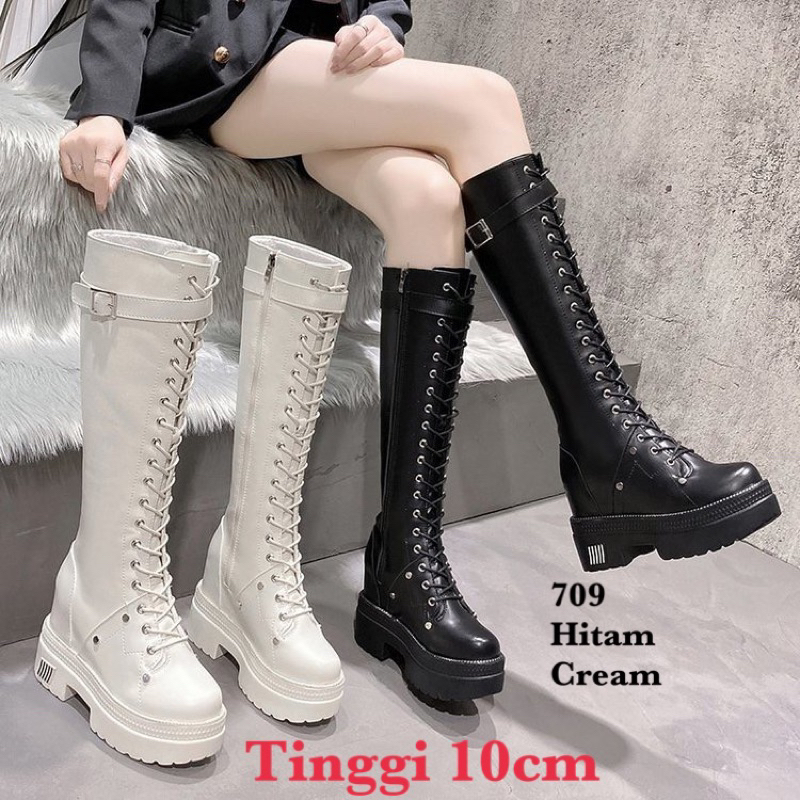 SEPATU LONG BOOTS FASHION KOREA  709