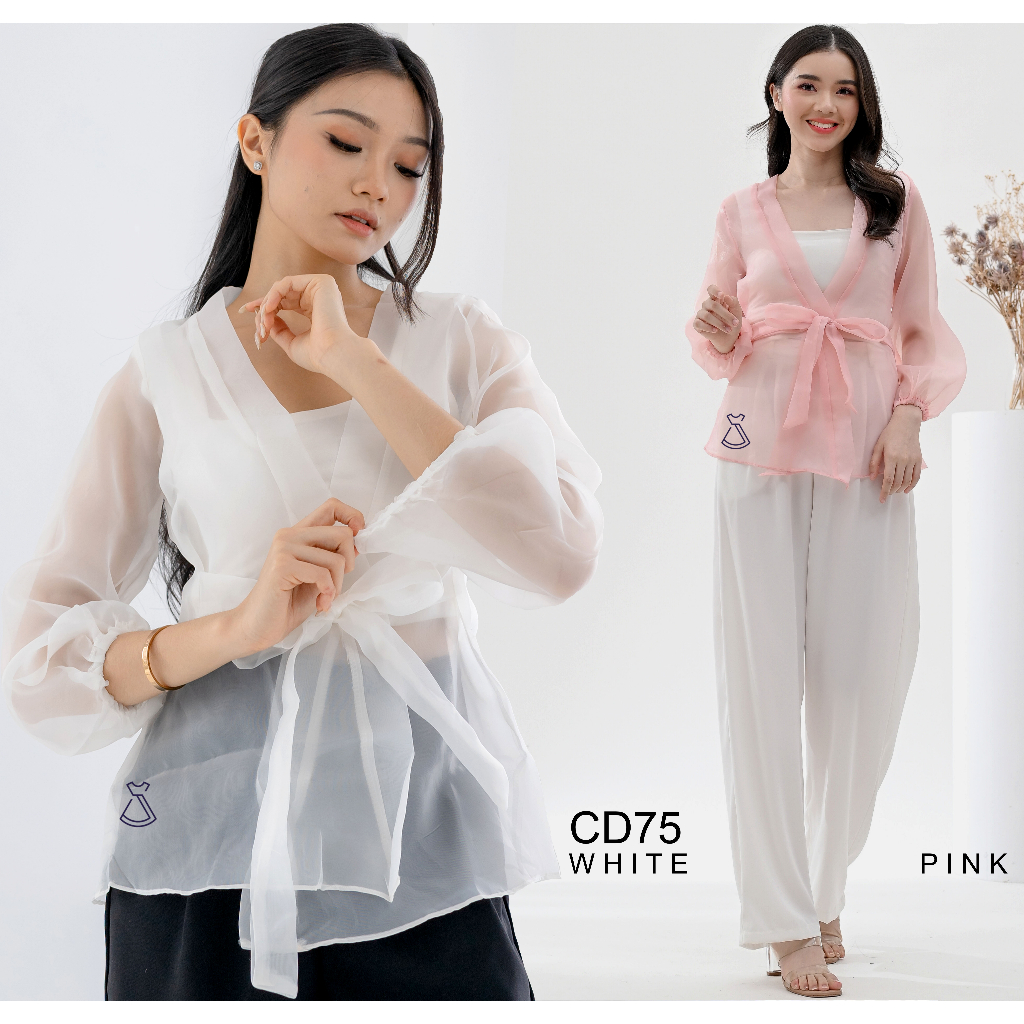 SEOLA - CD75 - Outer Blazer Organza Casual