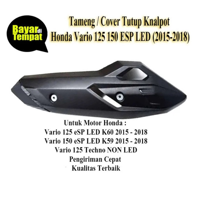 COD Cover Knalpot Vario 125-150 New Pelindung Knalpot Vario 125- 150 ori