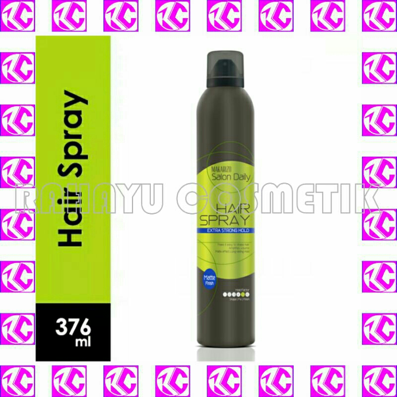 Makarizo Professional Salon Daily Hair Spray Extra Strong Hold 376ml Styling Rambut