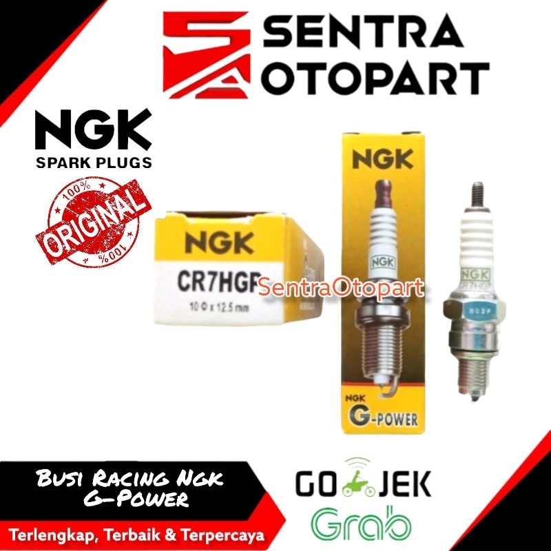 Busi racing ngk CR7HGP G-power mio jupiter supra grand