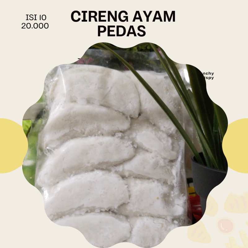 

Cireng Ayam Pedas Frozen isi 10 pcs