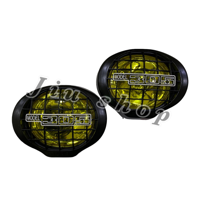 Lampu Tembak Sorot Penerang Foglamp Oval 305 Kuning Lampu Sorot