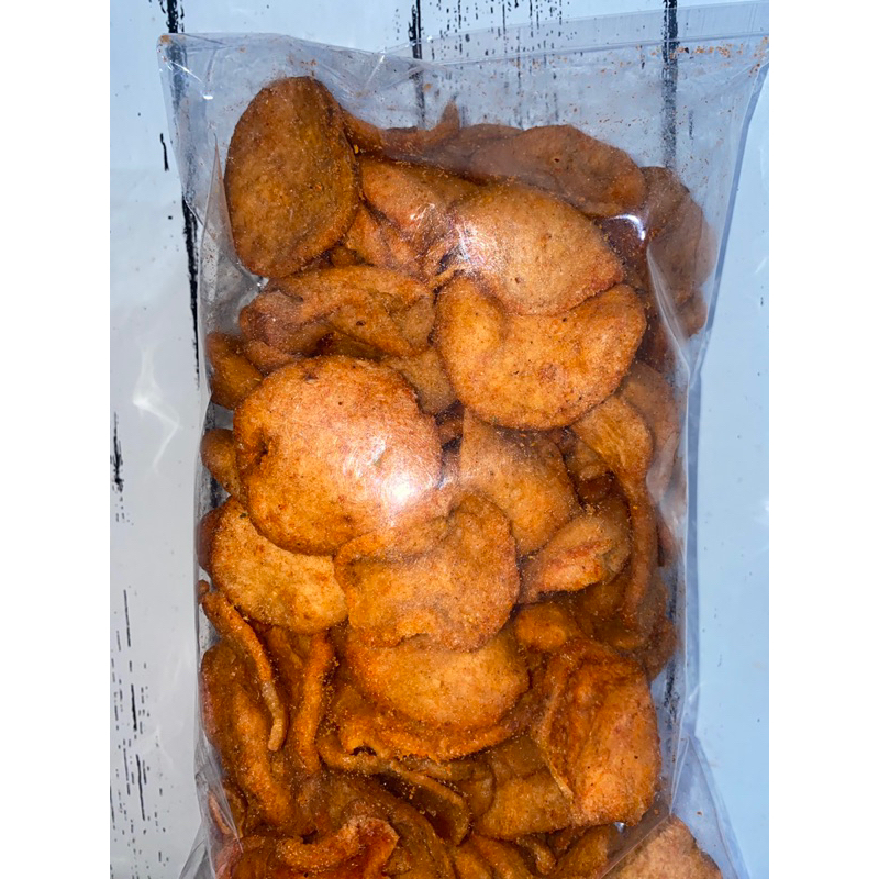 

Keripik Baso Goreng Basreng Gepeng Pedas 100gr