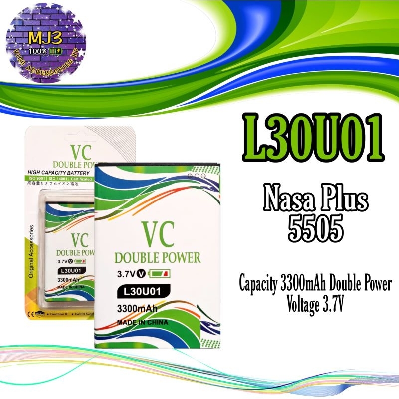 Baterai VC Double Power L30U01 NASA PLUS / L30B01 battery batre