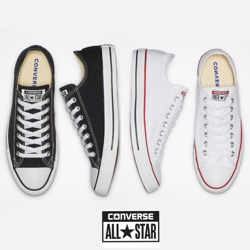 Supplier sepatu Allstar Classic Low Sepatu Sneakers Alstar Convers Pendek Warna Hitam Bahan Canvas