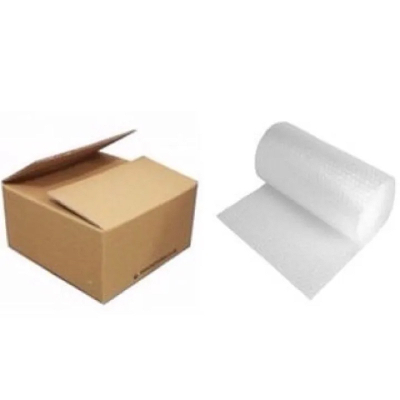 

Kardus dan Bubble Wrap