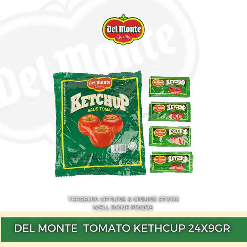 

Del Monte Tomato Ketchup Sachet 24x9gr