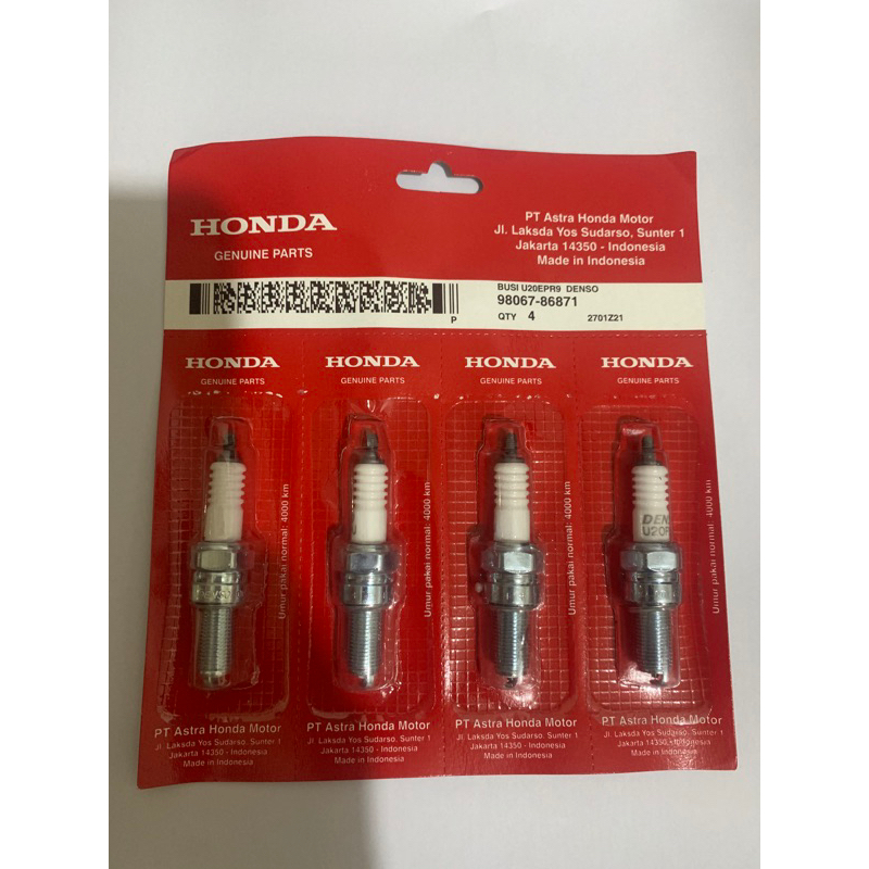 Busi U20EPR9 Denso honda busi motor kharisma,Supra x 125,Revo