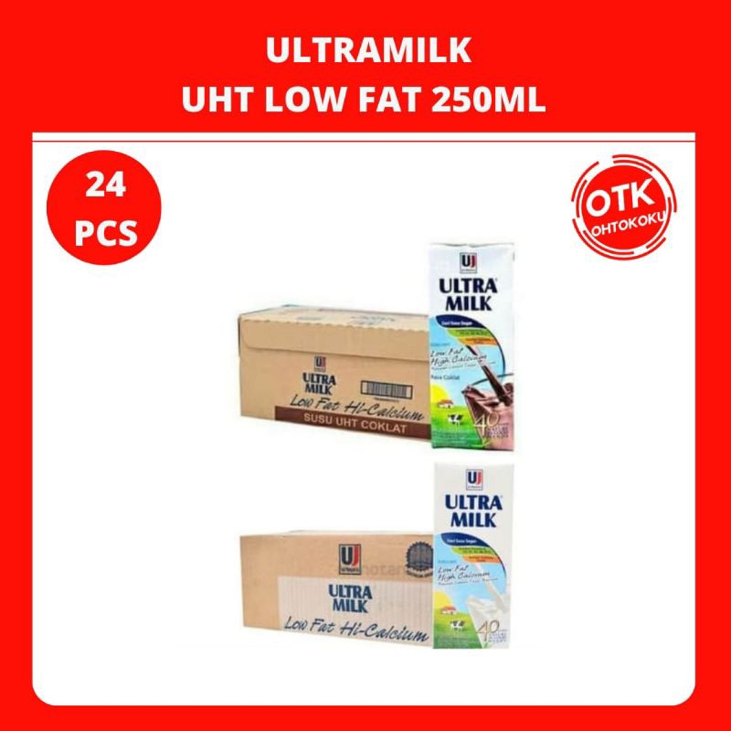 

SUSU UHT ULTRA MILK LOW FAT 250 ml - 1 Dus