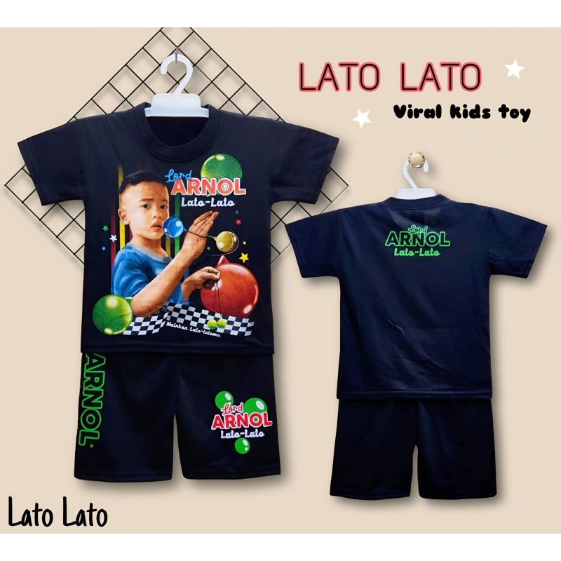 SETELAN ANAK ARNOLD MAIN LATO JUARA USIA 1-10THN/SETELAN MAINAN VIRAL/LATTO ANAK VIRAL/MAINAN ANAK VIRAL/SETELAN HARIAN