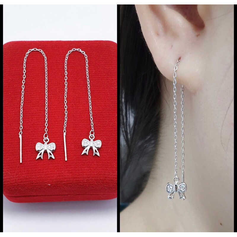 Anting panjang anting cewek anting model korea anting cewek perak 925
