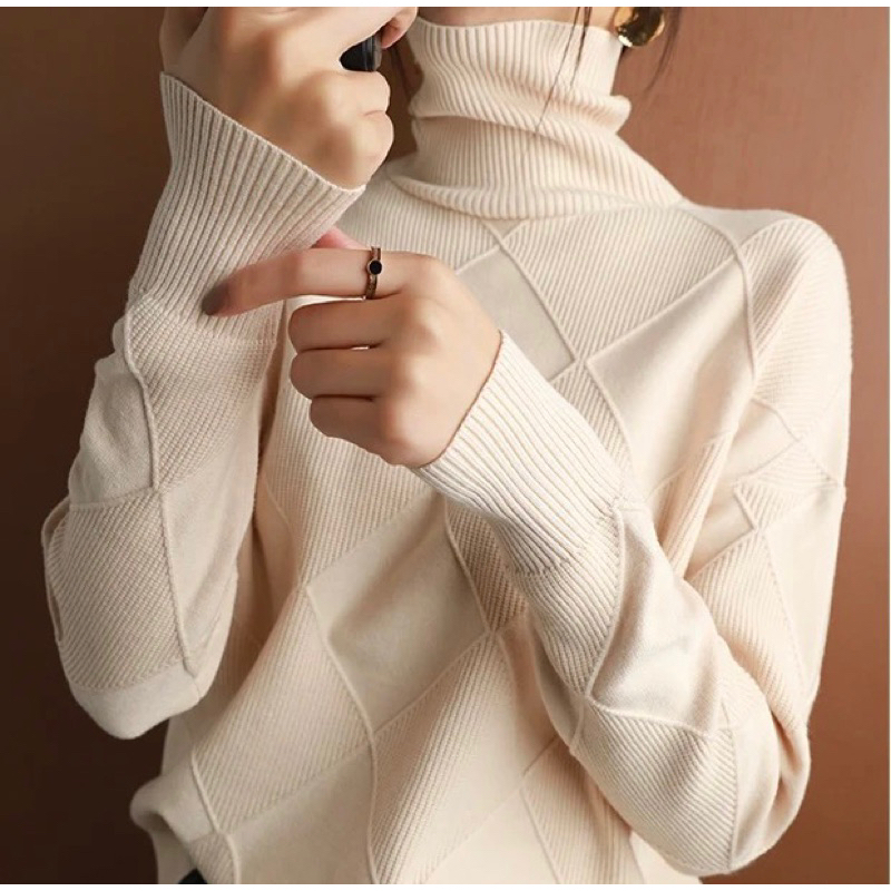 TURTLENECK PULLOVER SWEATER WOMEN #2309