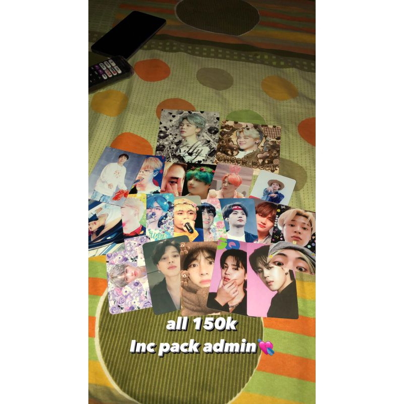 [ BACA DESK ] PHOTOCARD BTS SELLKOR OFFICIAL