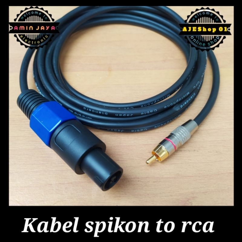 Kabel spikon to rca