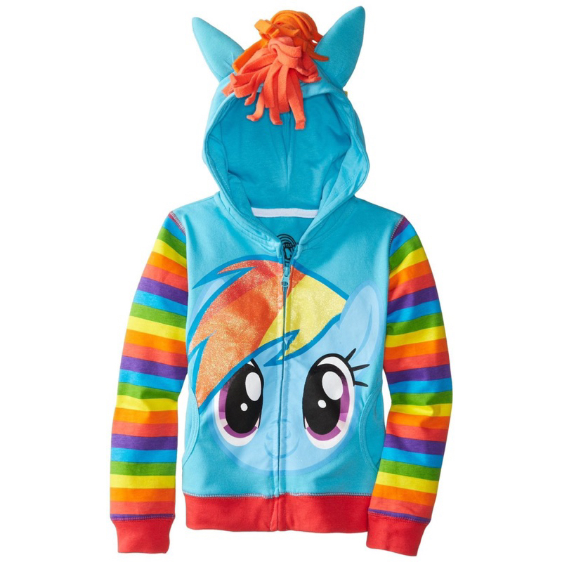 Jaket Anak Perempuan Cewek Little Pony / Jaket Karakter Anak Perempuan / Jaket Kartun ANak Cewek/ Jaket Little Pony / Jaket Anak Lucu / Jaket Hoodie Anak