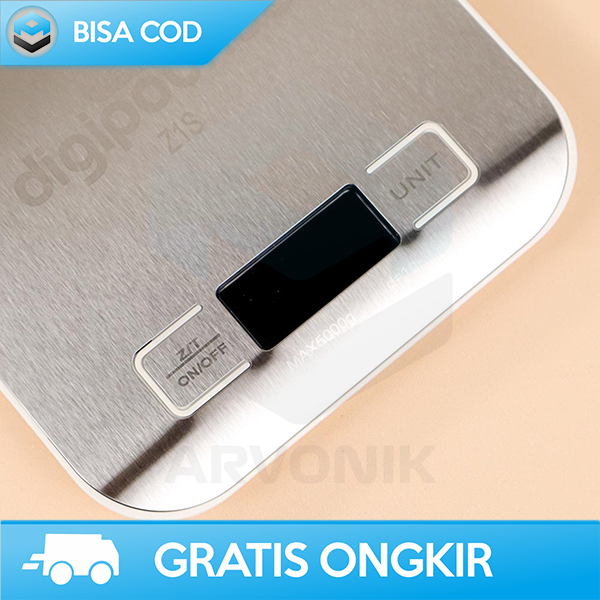 TIMBANGAN KOPI DIGITAL LCD DISPLAY TIMBANGAN DAPUR 5KG TAFFWARE AKURAT