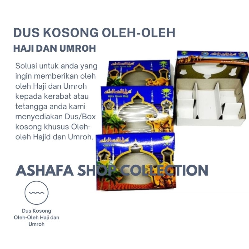 

DUS KOSONG/BOX OLEH OLEH HAJI DAN UMROH 1 PACK ISI 100 PCS