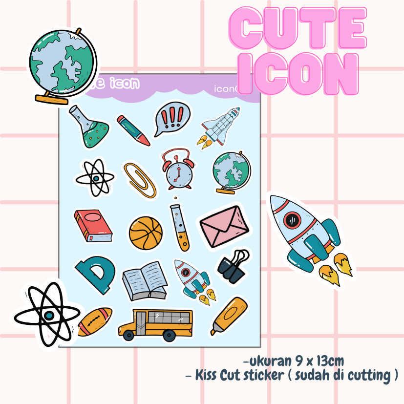 

[DOKI] Stiker Dekorasi Lucu / Sticker Journal / Stiker Aesthetic Memo Sticky Notes Journal Scrapbook Planner