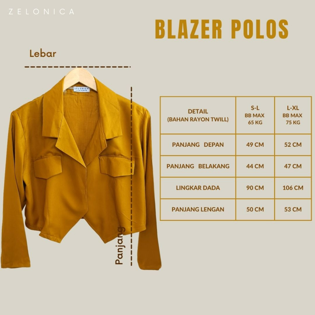 Kiyowo blazer Polos Thezelonica