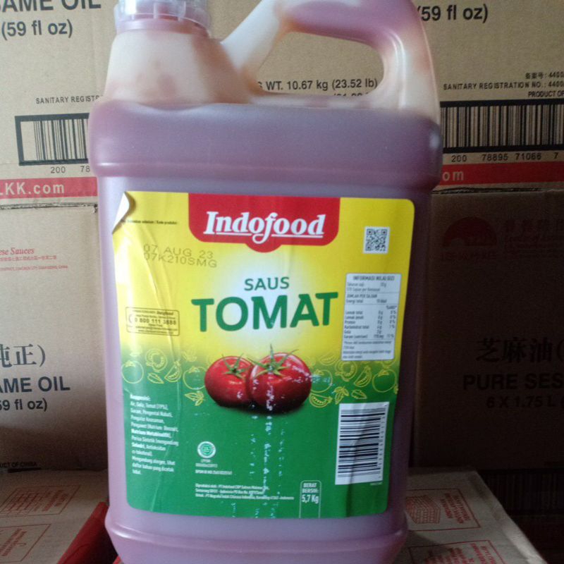 

Saos Tomat Indofood 5.5 Kg