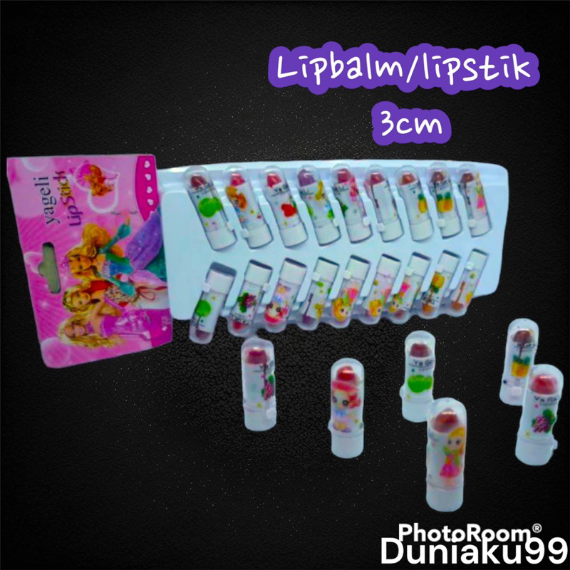 lipbalm anak / lipstik mini rasa buah / lipstik anak