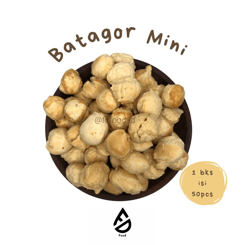 

BATAGOR MINI ISI 100pcs / BATAGOR KERING / TOPPING BACI TOPPING CUANKIE