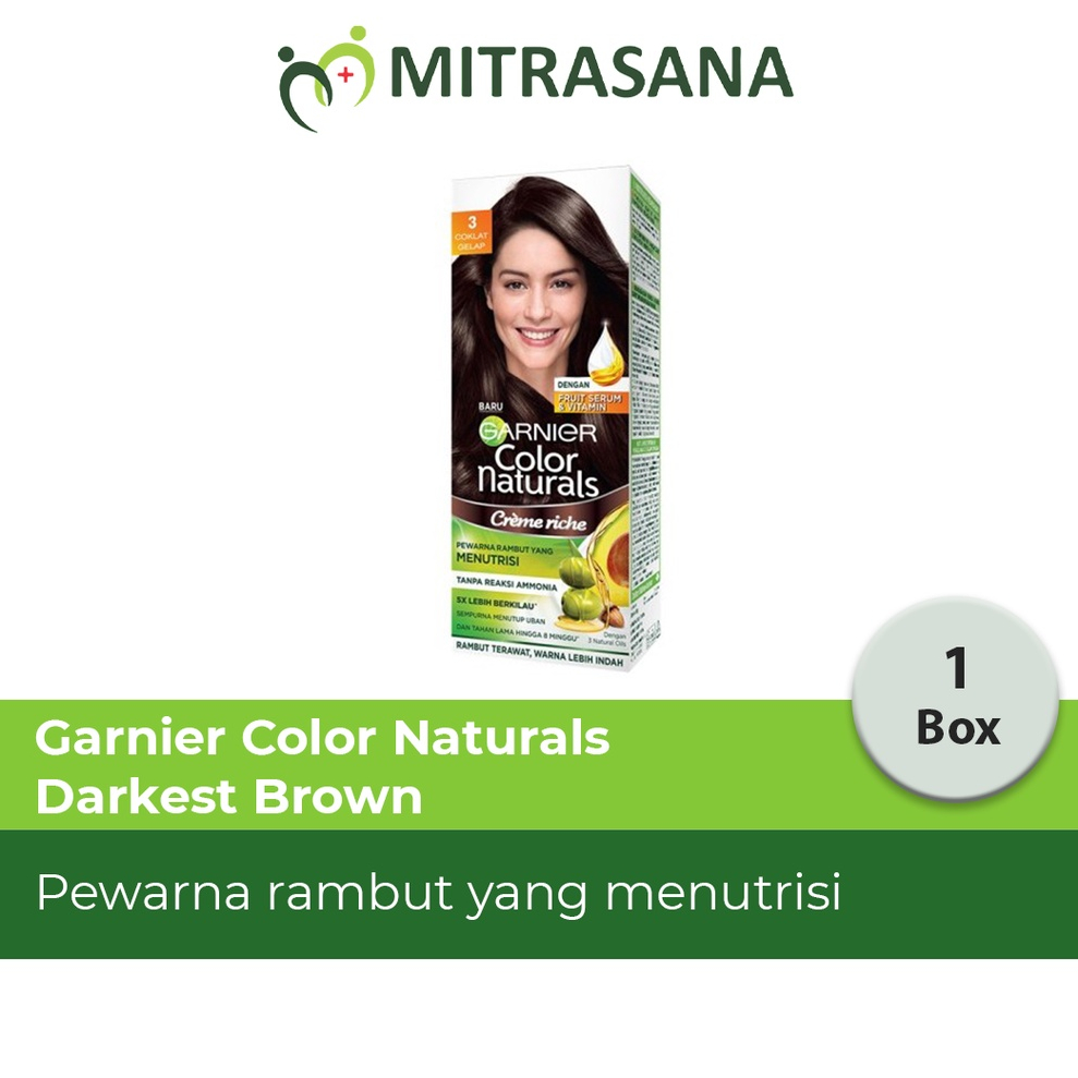 Garnier Garnier Color Naturals Hair Color - Darkest Brown