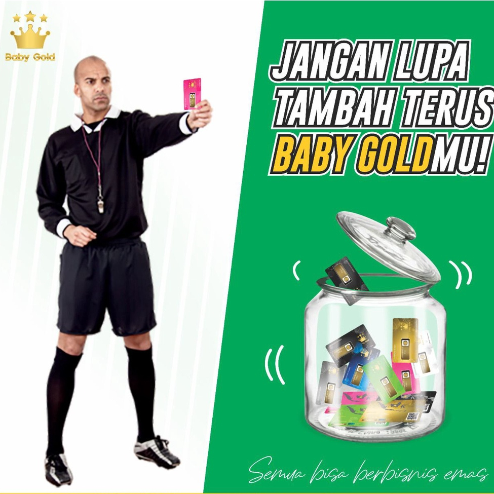 PAKET HEMAT 3 KEPING BABY GOLD EMAS 24 KARAT