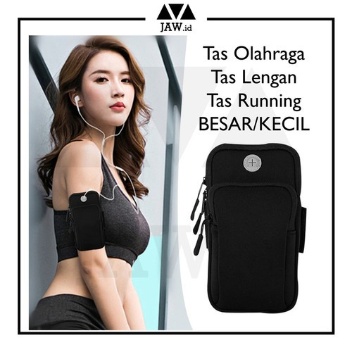 LT- Tas Lengan Jogging / Tas HP Sepeda / Armband Olahraga lari Waterproof