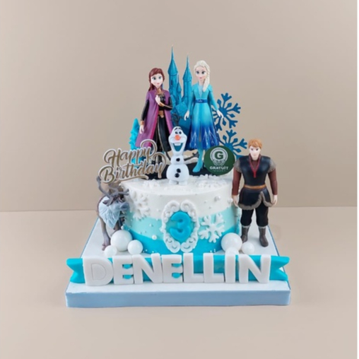 

FROZEN BIRTHDAY CAKE UK 15CM