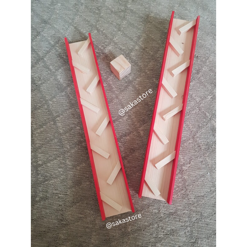 MARBLE RUN KAYU ZIG ZAG|MARBLE TRACK WOOD|MAINAN ANAK KAYU|MAINAN EDUKASI ANAK|LINTASAN KELERENG KAY