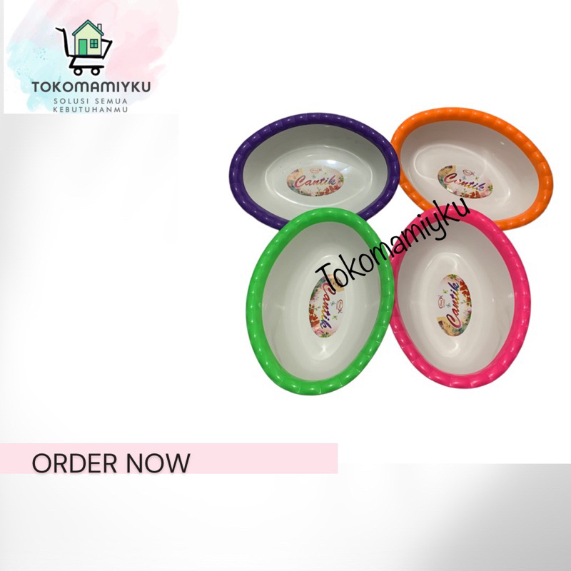 Mangkok Oval Great 2C-17 / Mangkuk Sayur Murah / Mangkok Oval Plastik