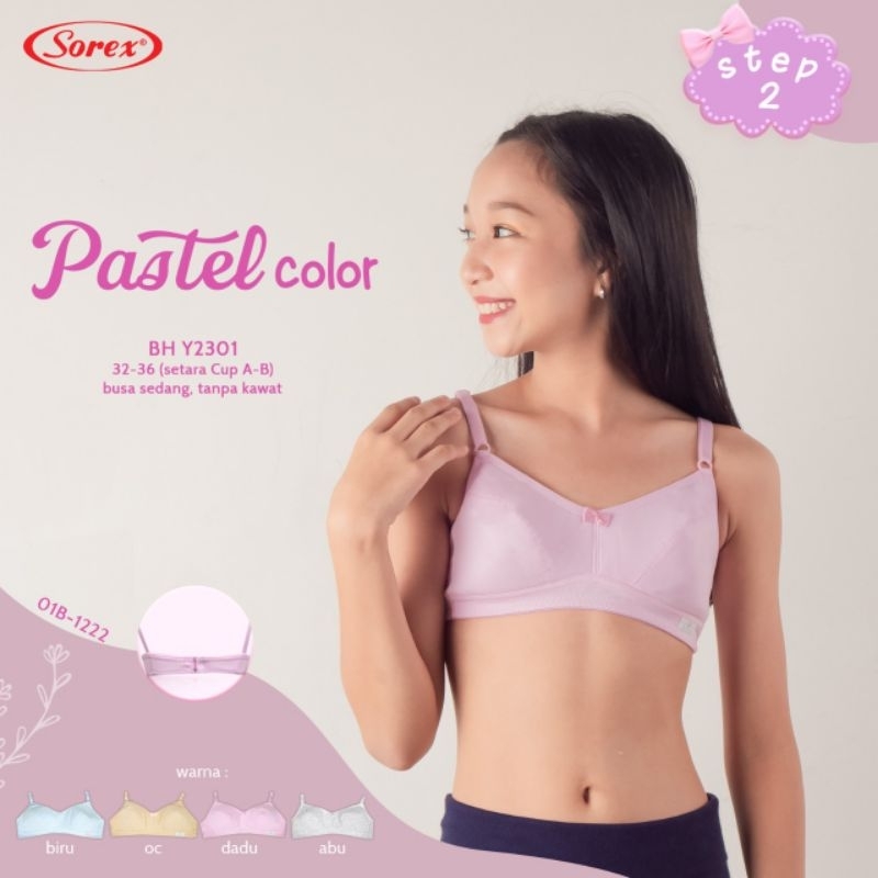 Sorex Young  Y 2301 step 2 miniset/bra untuk remaja