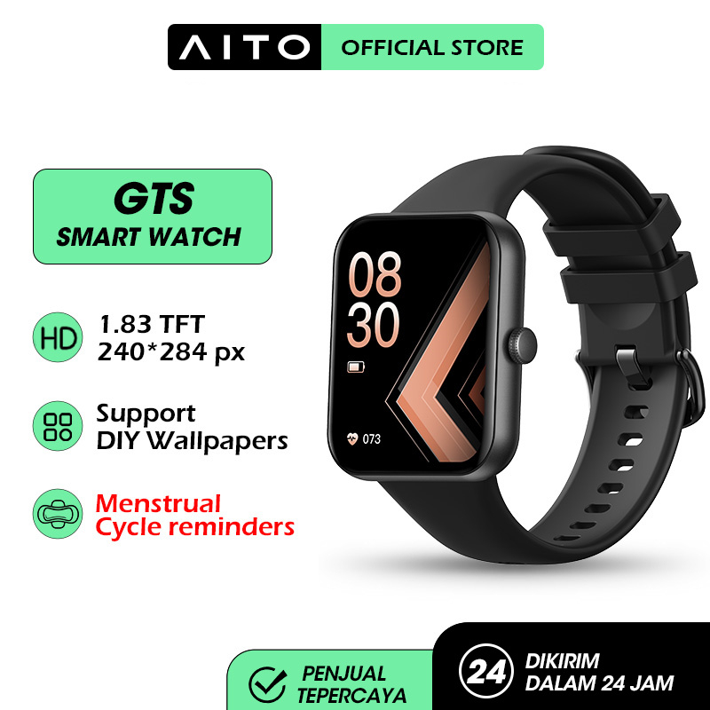 AITO BIP Smartwatch Wanita 1.95inch HD Touch Screen Bluetooth Call Kalkulator Jam Tangan Pria Wanita Sport Mode IP67 Waterproof Smart Watch Original