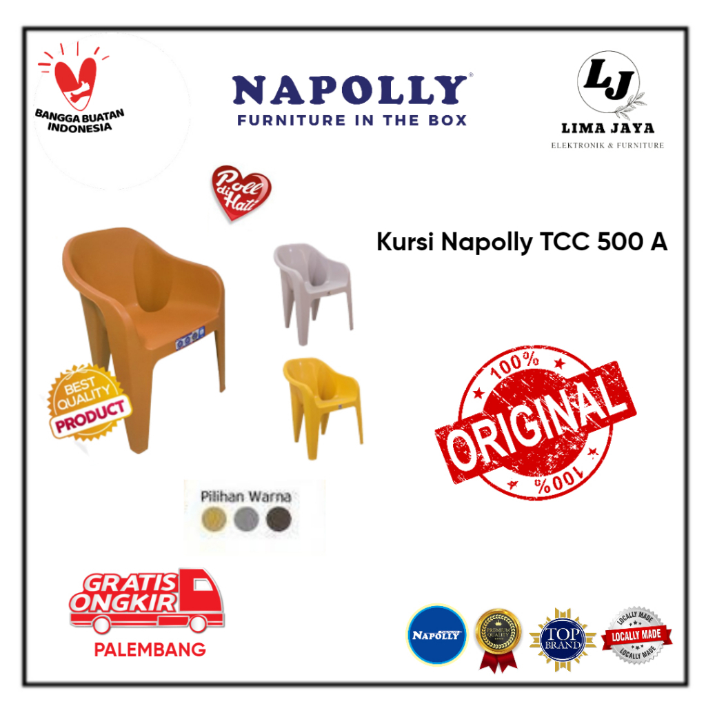 Kursi Plastik Napolly TCC 500 A Jati Kursi Plastik Napolly