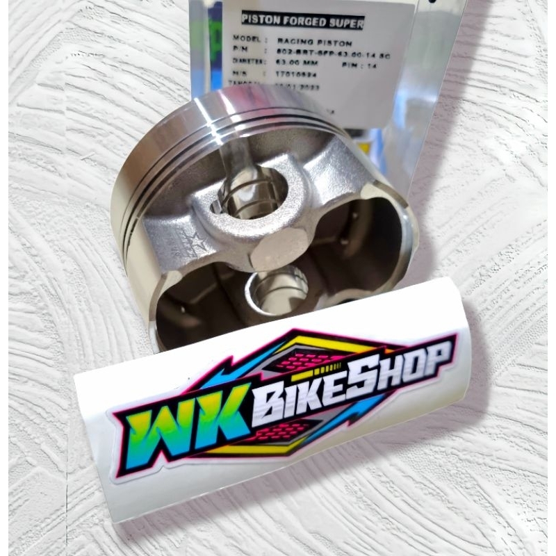 PISTON BRT FORGED & CASTING ALL SIZE UKURAN RING PISTON RIK (55 55.25 57 58 62 63 65 66 68 70 72 74)